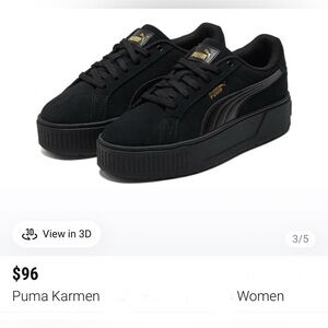 Puma Karmen Black And Gold Women's Shoes Size 8.5
Price Negotiable!